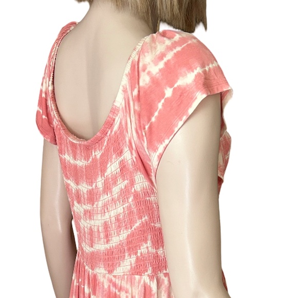 Torrid Super Soft Rayon Dress On Off Shoulder Flutter Sleeves Dyed Stripes NWOT - Picture 9 of 16